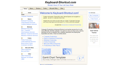 Desktop Screenshot of keyboard-shortcut.com